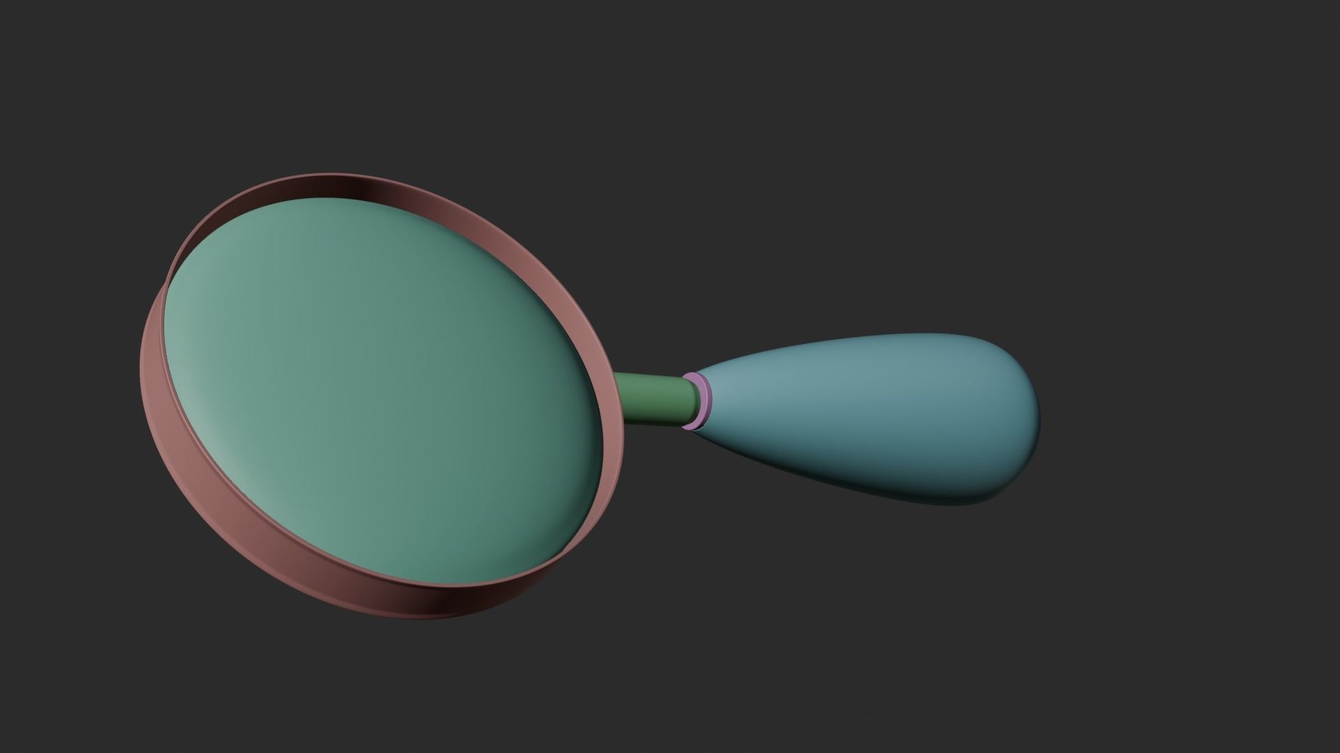 Magnifying Glass Free low-poly 3D model_6