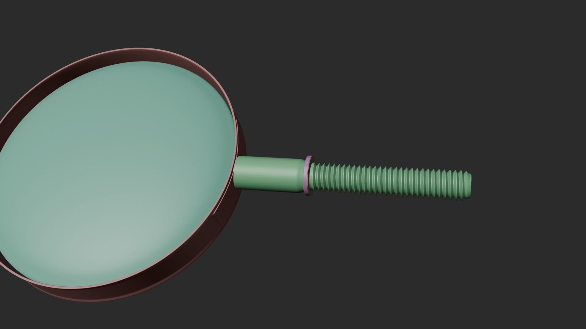 Magnifying Glass Free low-poly 3D model_7