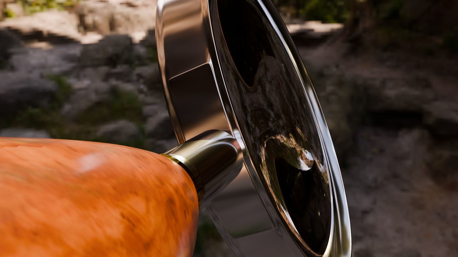 Magnifying Glass Free low-poly 3D model_3