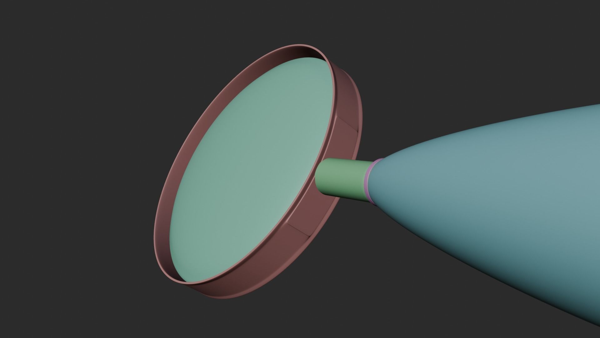 Magnifying Glass Free low-poly 3D model_8