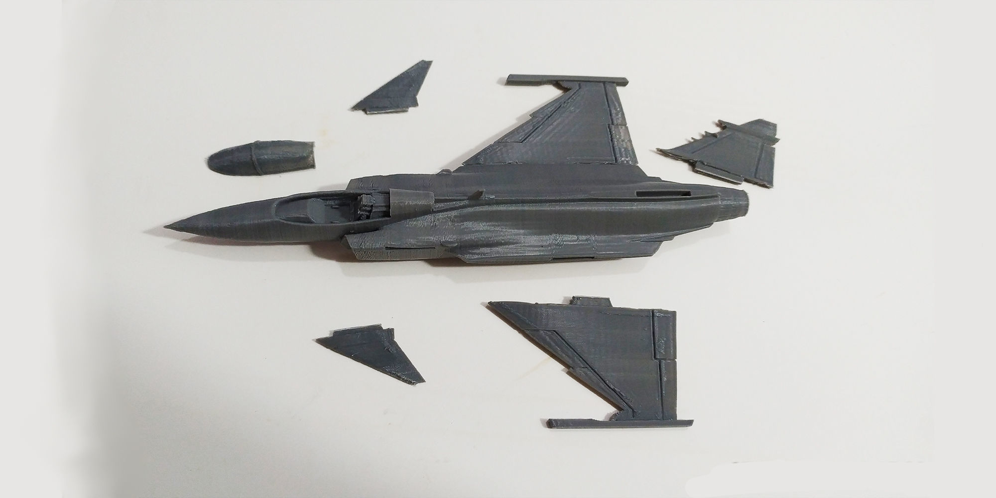 SAAB JAS GRIPEN 1-72 STL FILES OF 3D PRINT SCALE MODEL 3D print model_1