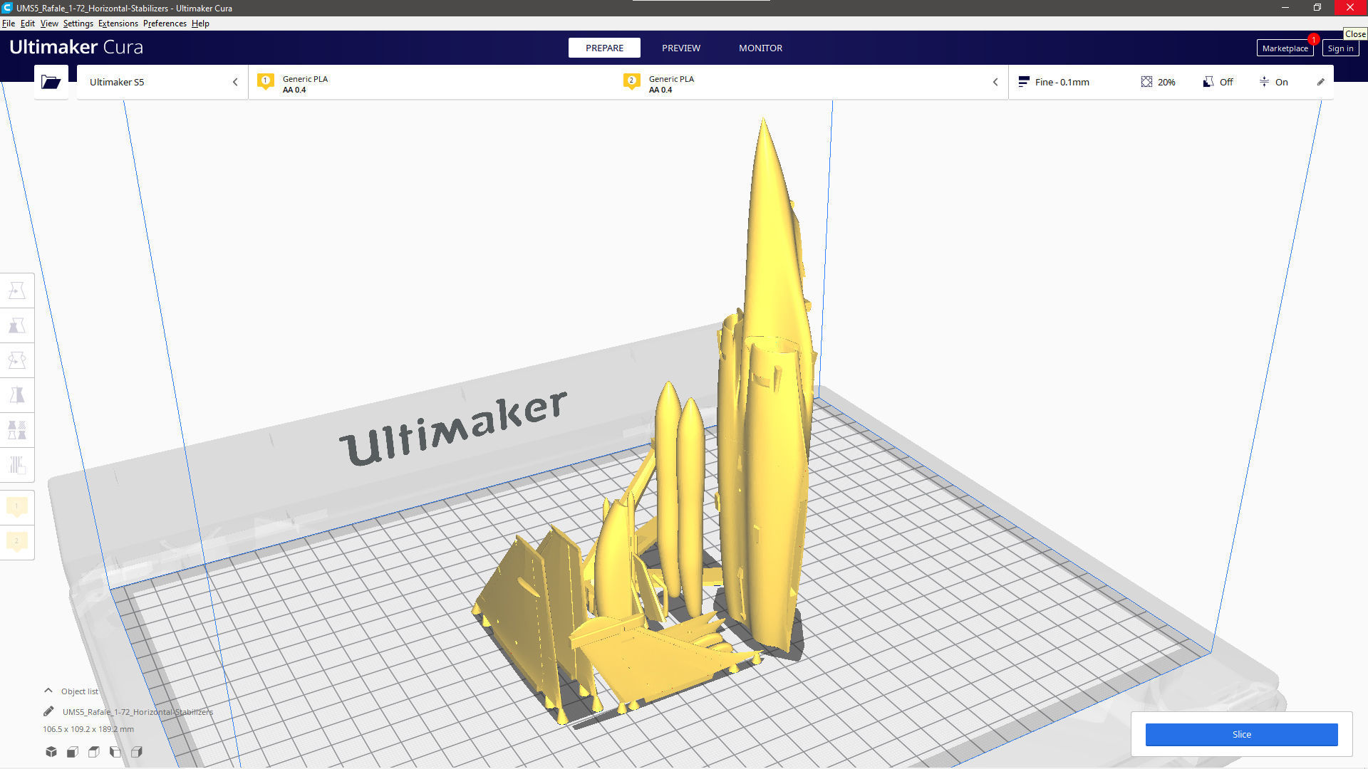 DASSAULT RAFALE SCALE 1-72 STL FILES OF 3D PRINT MODEL KIT 3D print model_4