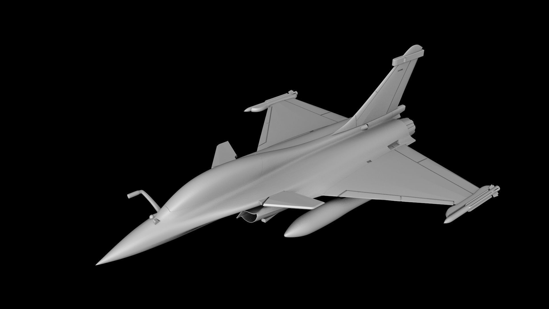 DASSAULT RAFALE SCALE 1-72 STL FILES OF 3D PRINT MODEL KIT 3D print model_2