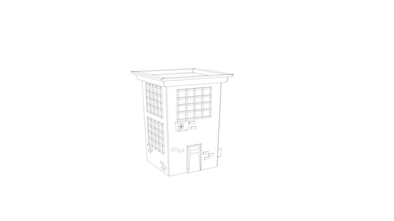 Cartoon Lowpoly Builds Low-poly 3D model_16