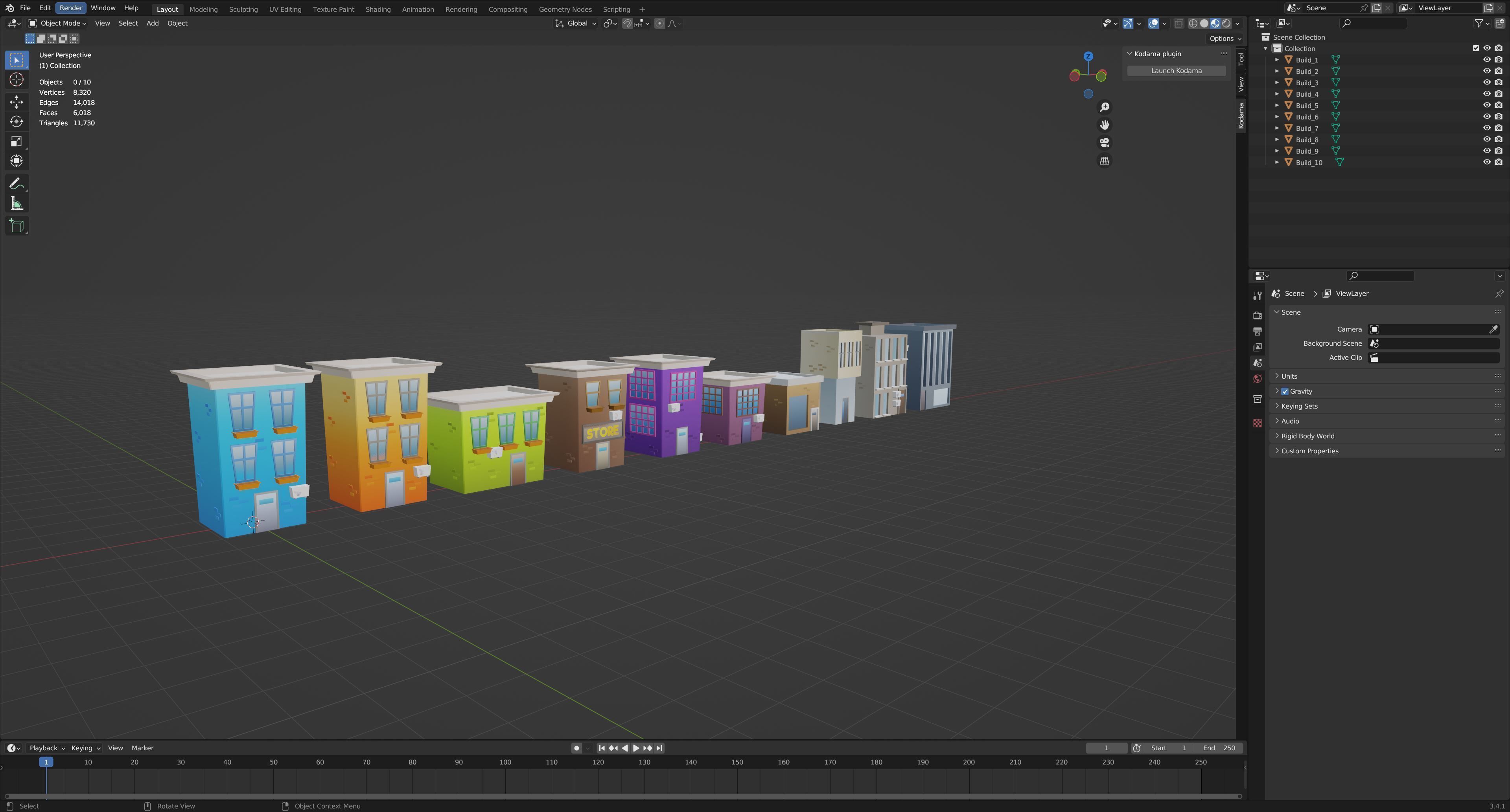 Cartoon Lowpoly Builds Low-poly 3D model_12