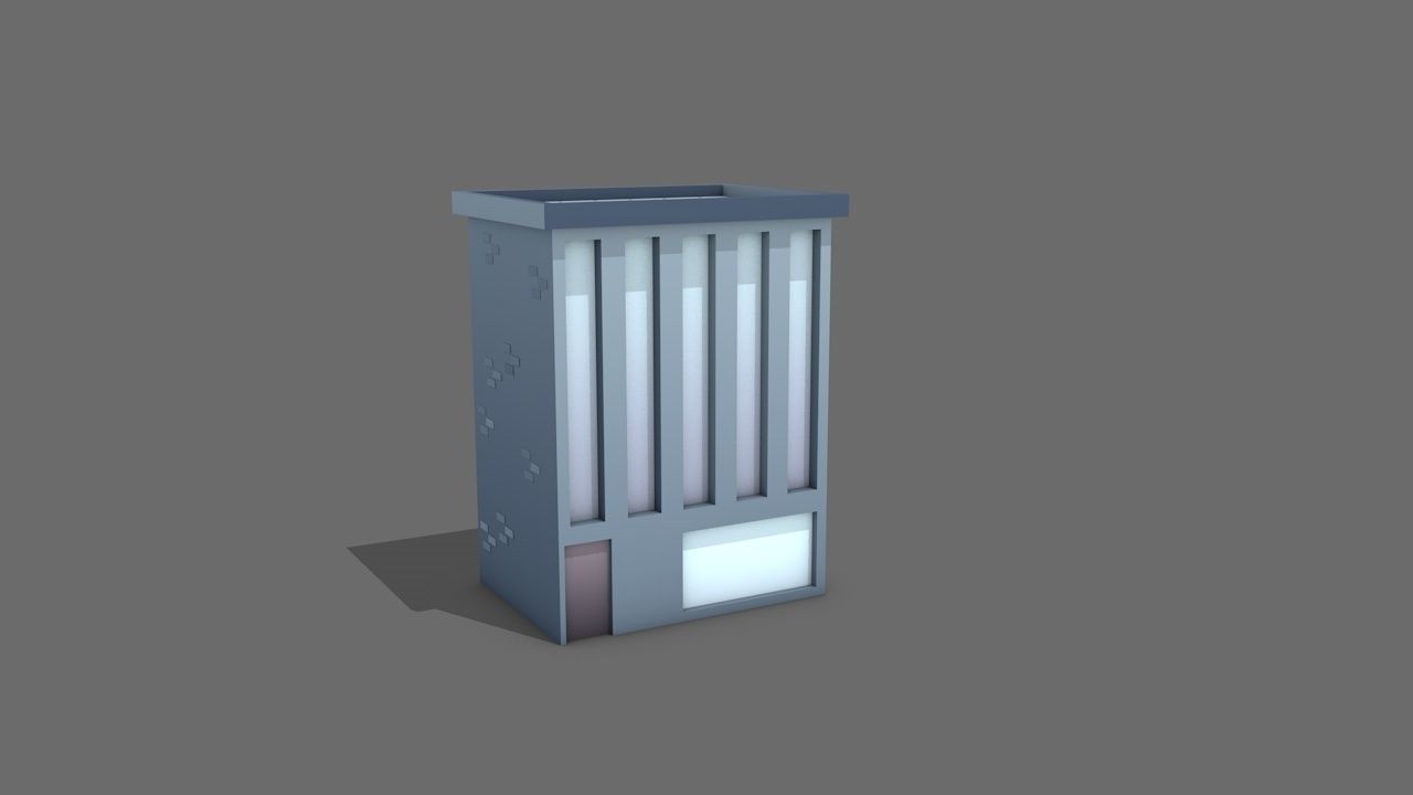 Cartoon Lowpoly Builds Low-poly 3D model_10