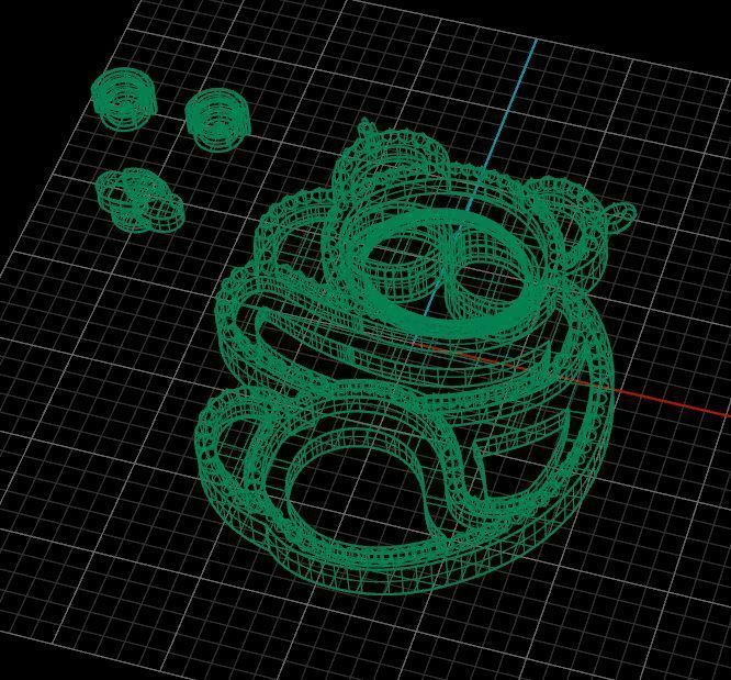 panda pendant 3D print model_3