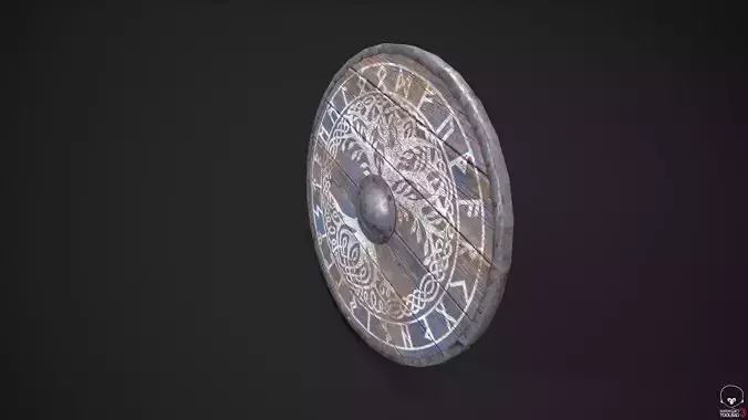 Viking Shield - Game-Ready Asset