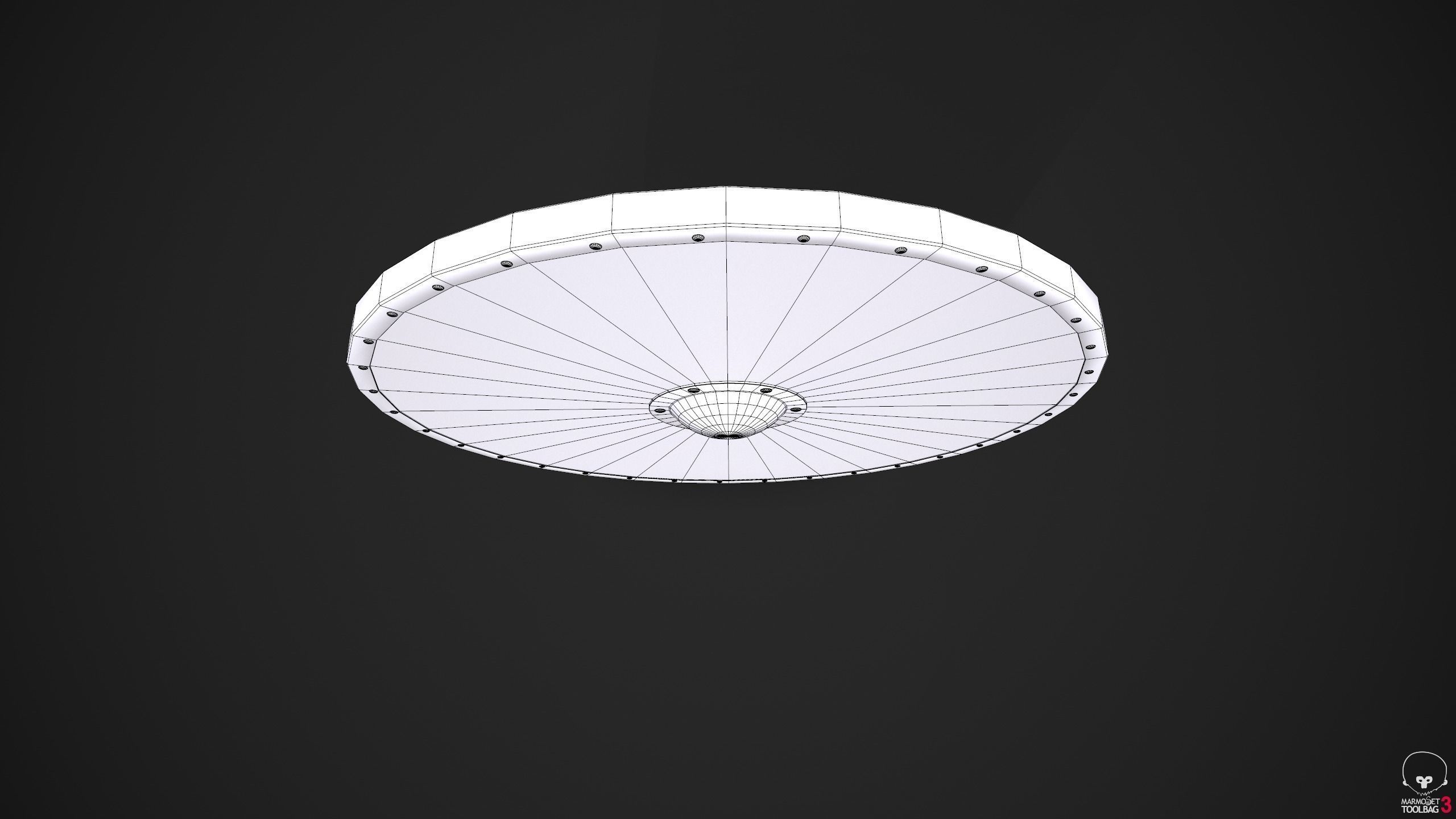 Viking Shield - Game-Ready Asset Low-poly 3D model_14