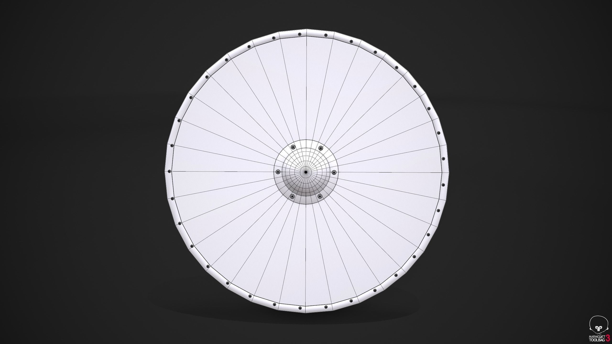 Viking Shield - Game-Ready Asset Low-poly 3D model_13