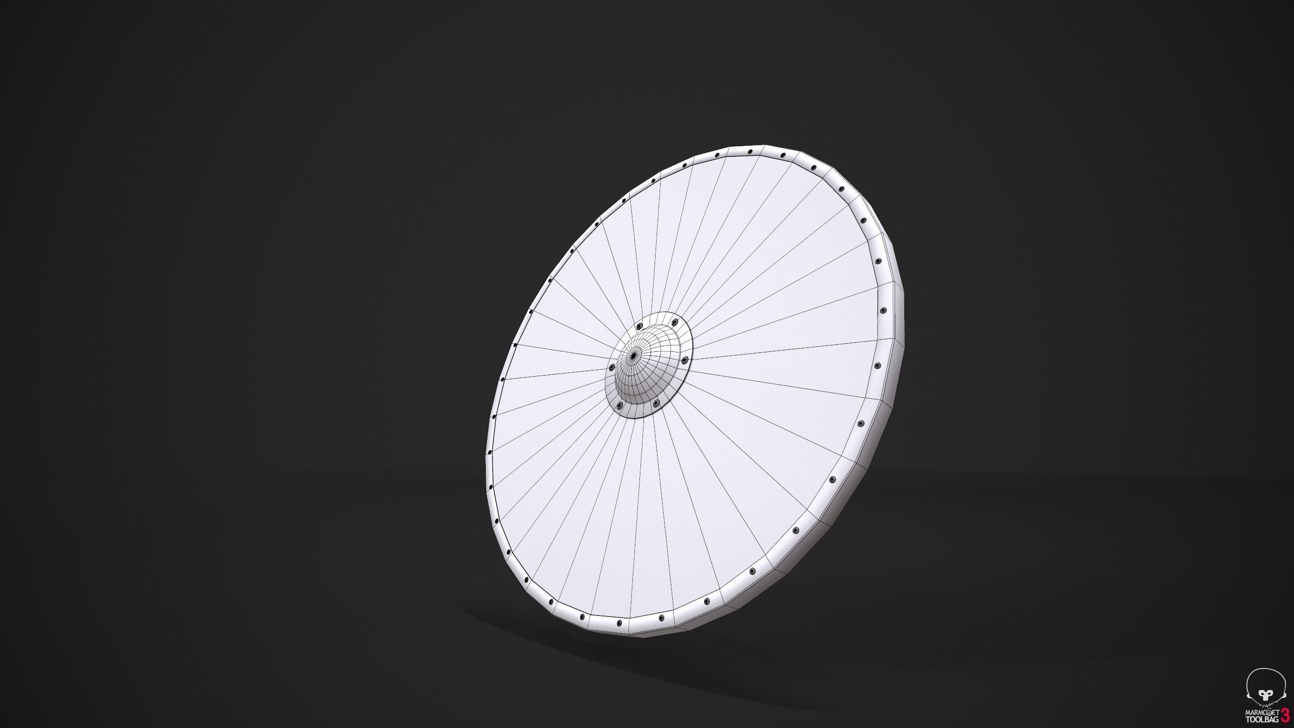 Viking Shield - Game-Ready Asset Low-poly 3D model_11