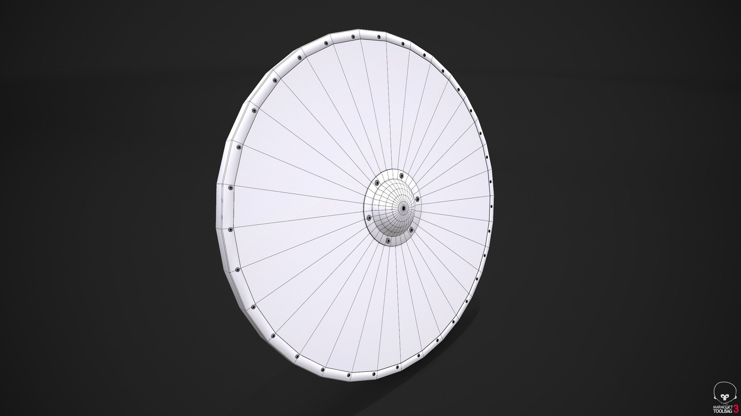 Viking Shield - Game-Ready Asset Low-poly 3D model_9