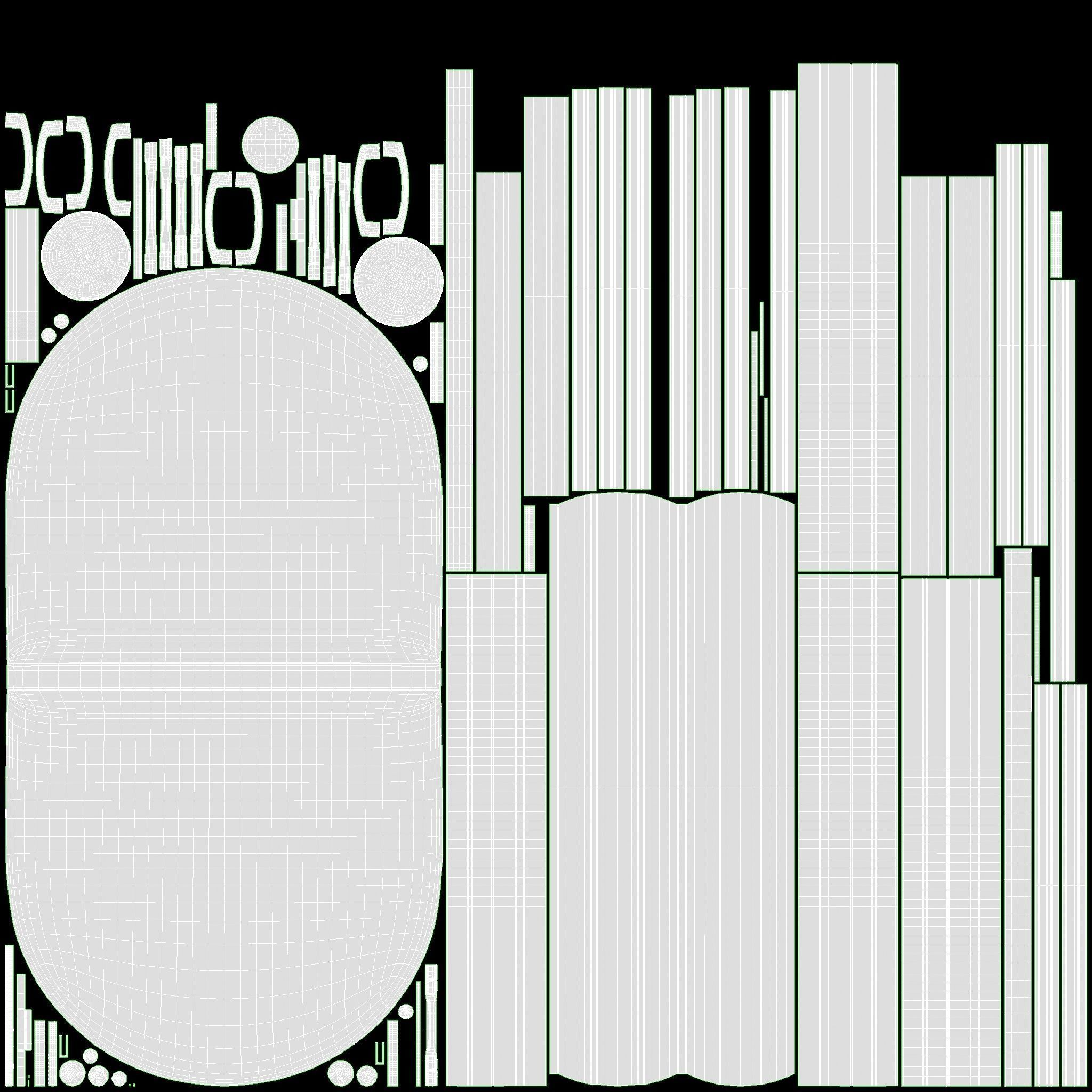 Semicircular Shower Enclosure 3D model_12