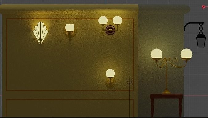 classic lamp 3D model