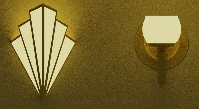 classic lamp 3D model_1