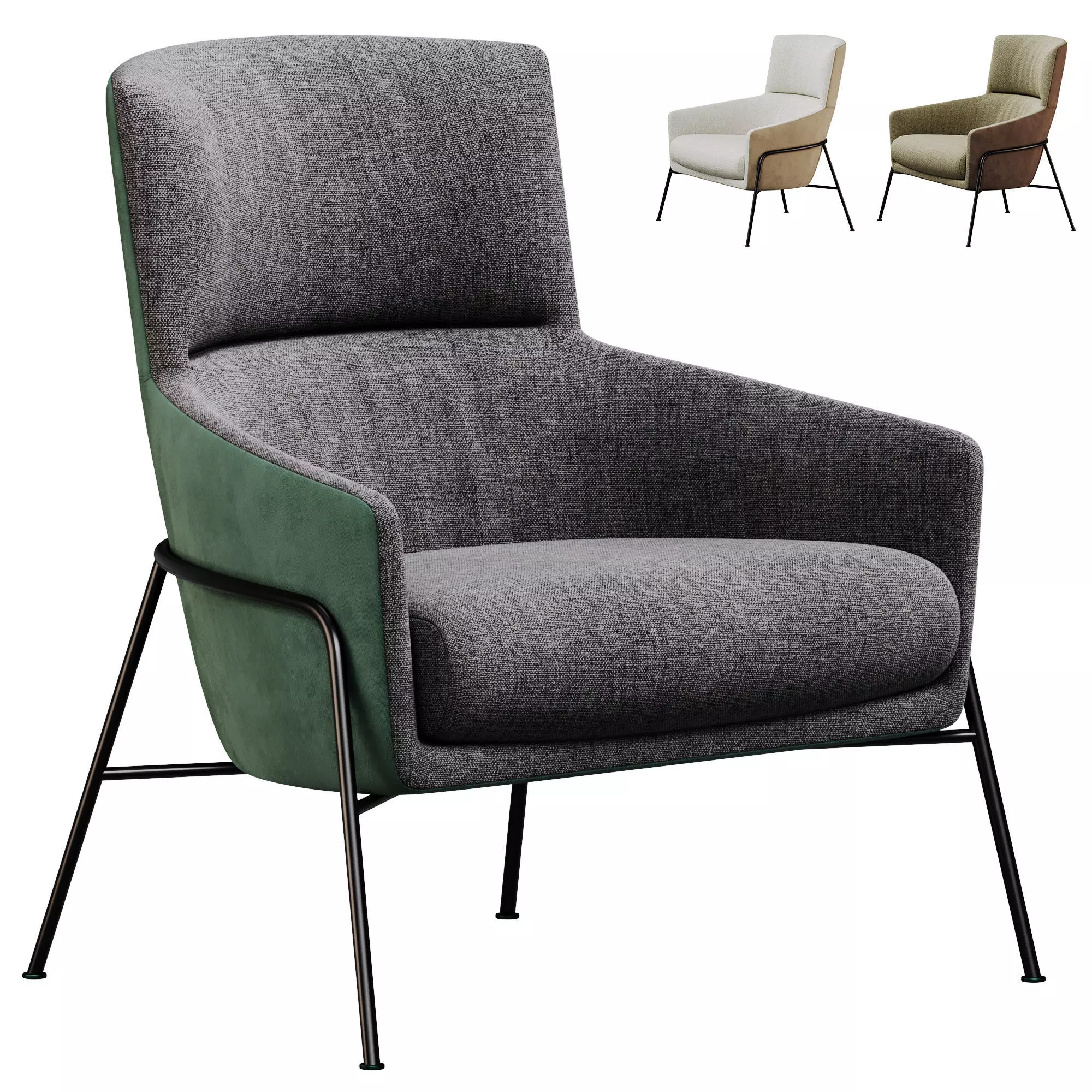 Adele Armchair by Twils 3D model_0