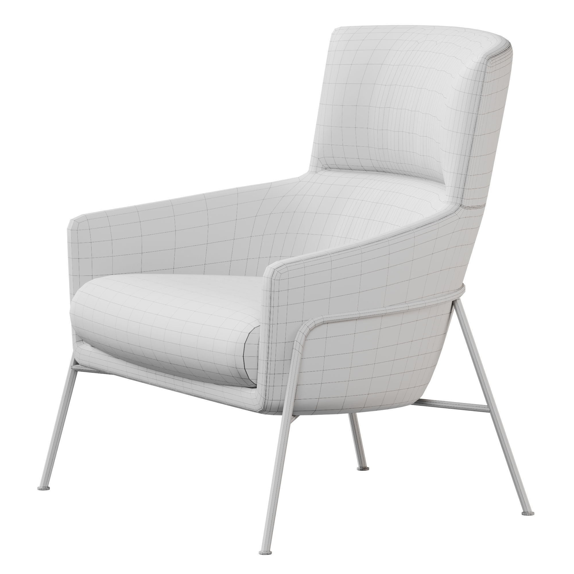 Adele Armchair by Twils 3D model_3