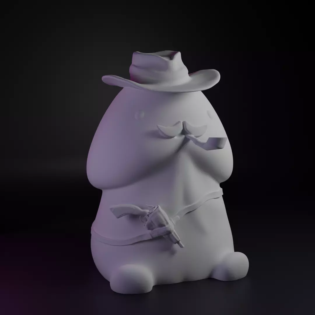 Cumboy Ding Ding meme 3D print model