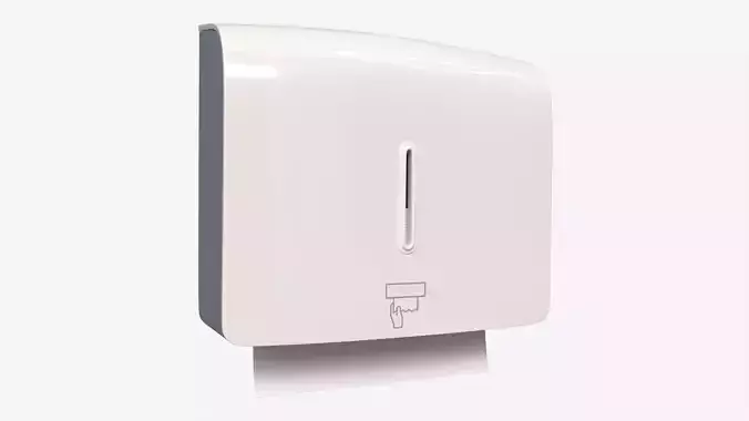Bathroom Tissue Dispenser Wall-Mounted 3D model