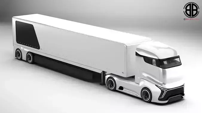 Generic Future Truck EV 3D model