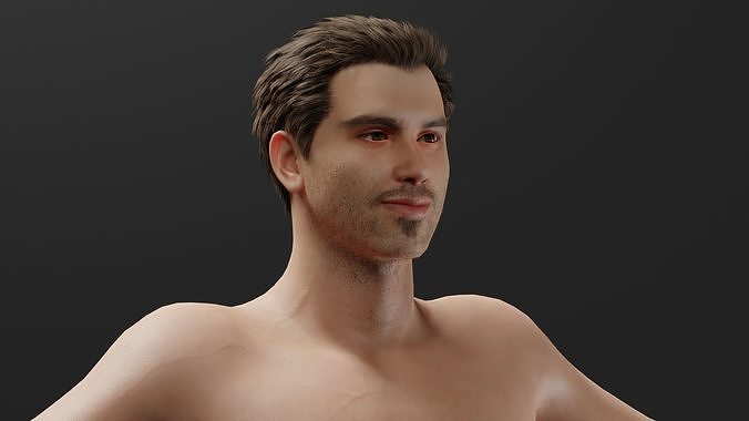 Realistic Male - Ricky 3D model