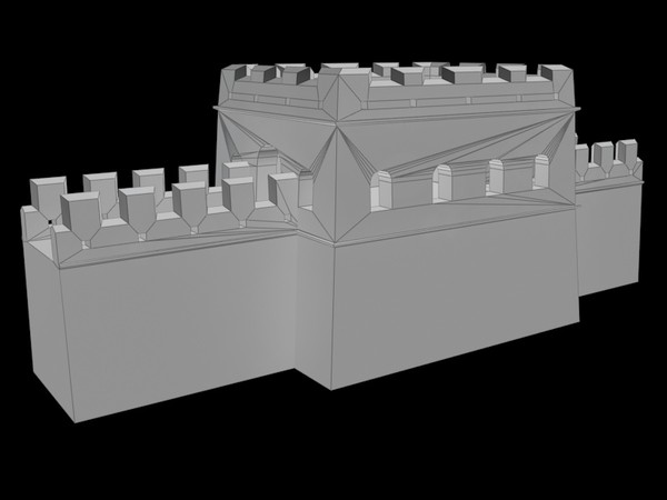 Great Wall of China Low-poly 3D model_4