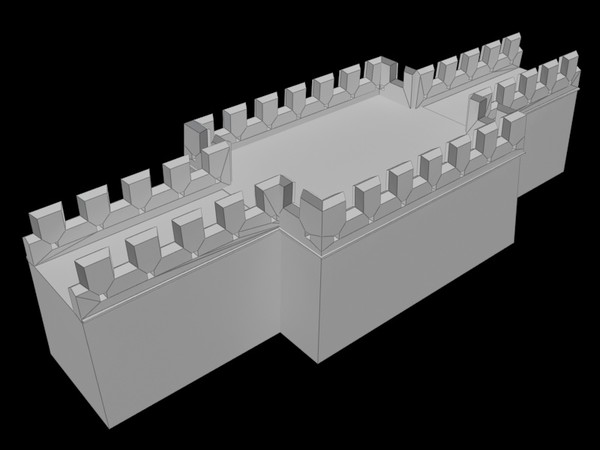 Great Wall of China Low-poly 3D model_2