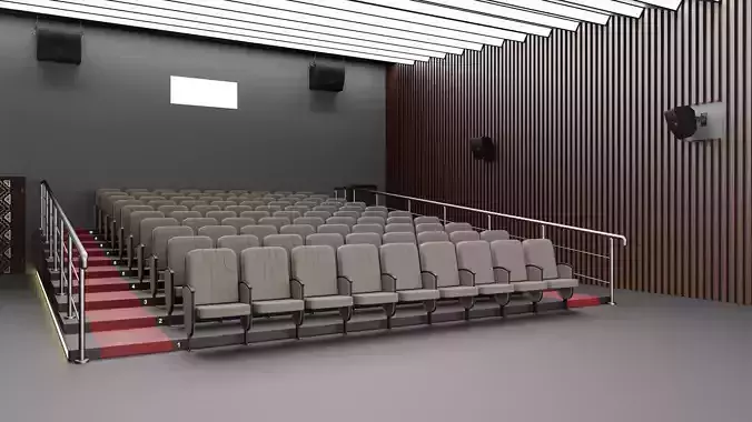 cinema 2 3D model