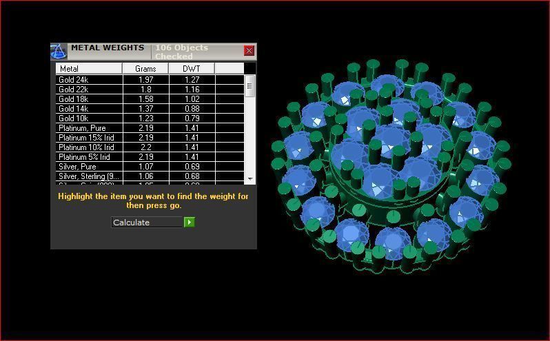 Daimond nose pin 3D print model_12