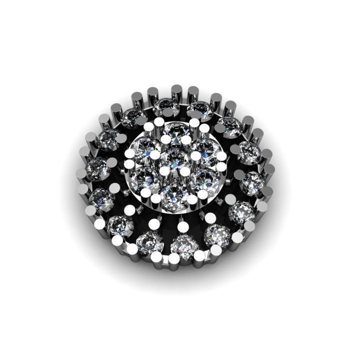 Daimond nose pin 3D print model_1