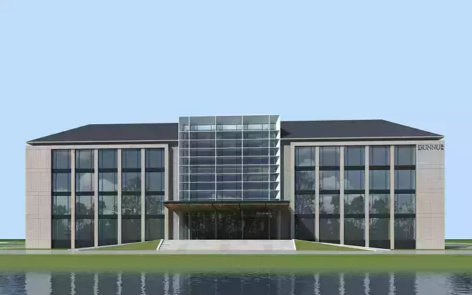 3Dmax fashion city commercial square building 299