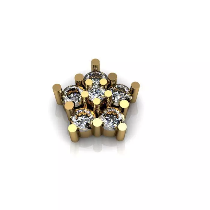 Daimond nose pin Free 3D print model