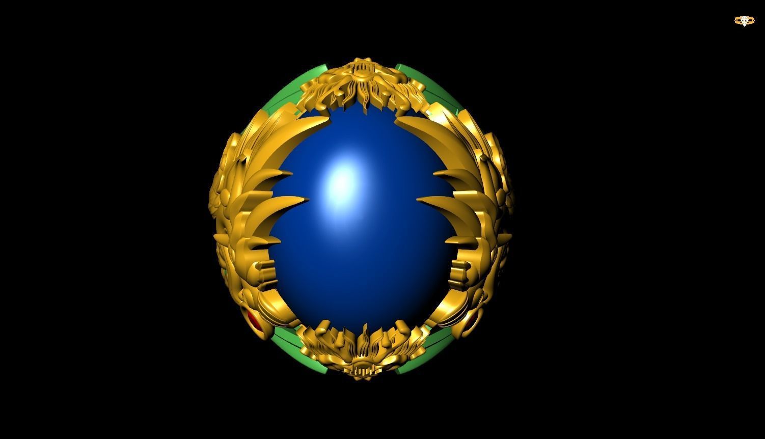 Dragon ring Free 3D print model_11