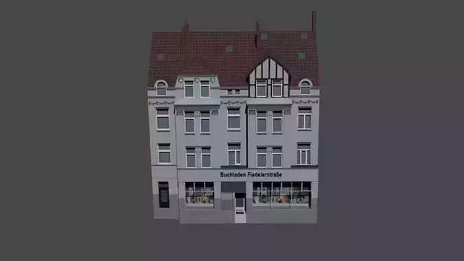 3D Model of Modern Urban Building