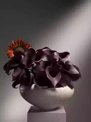 Vase with Flowers 2 3D model