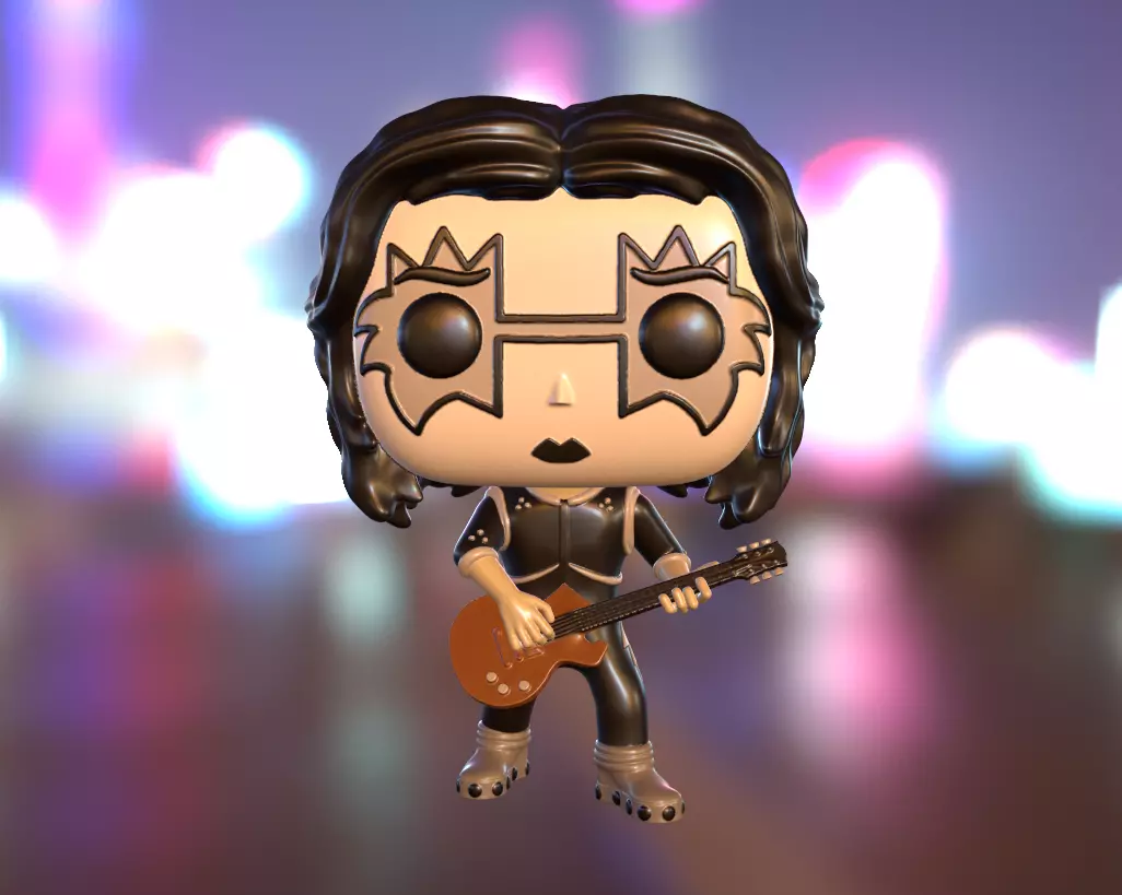 FUNKO KISS - SPACEMAN 3D print model