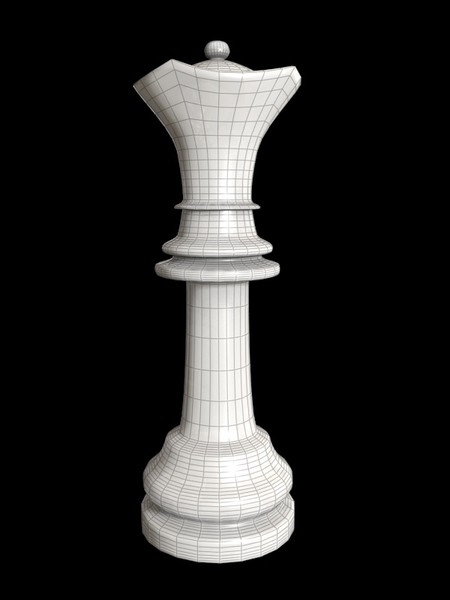 Chess Board 3D model_2
