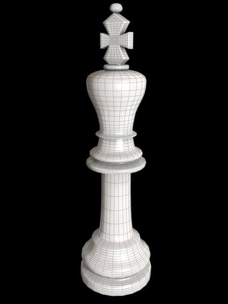 Chess Board 3D model_3