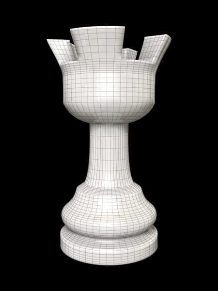 Chess Board 3D model_6