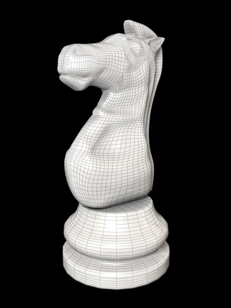Chess Board 3D model_5