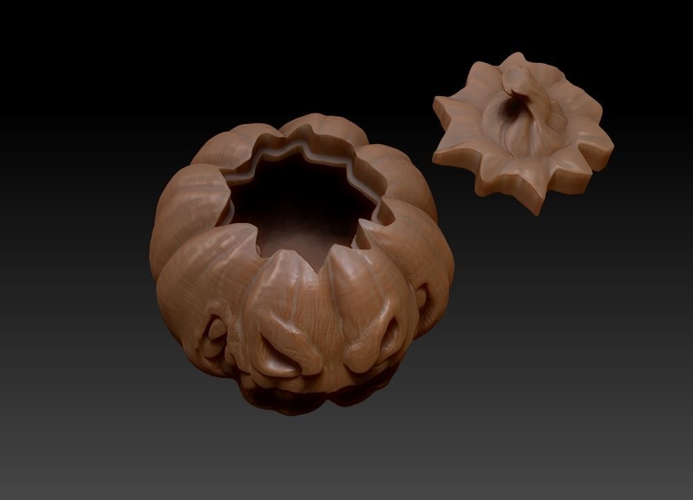 Jack-O-Lantern - Pumpkin 3D print model_11