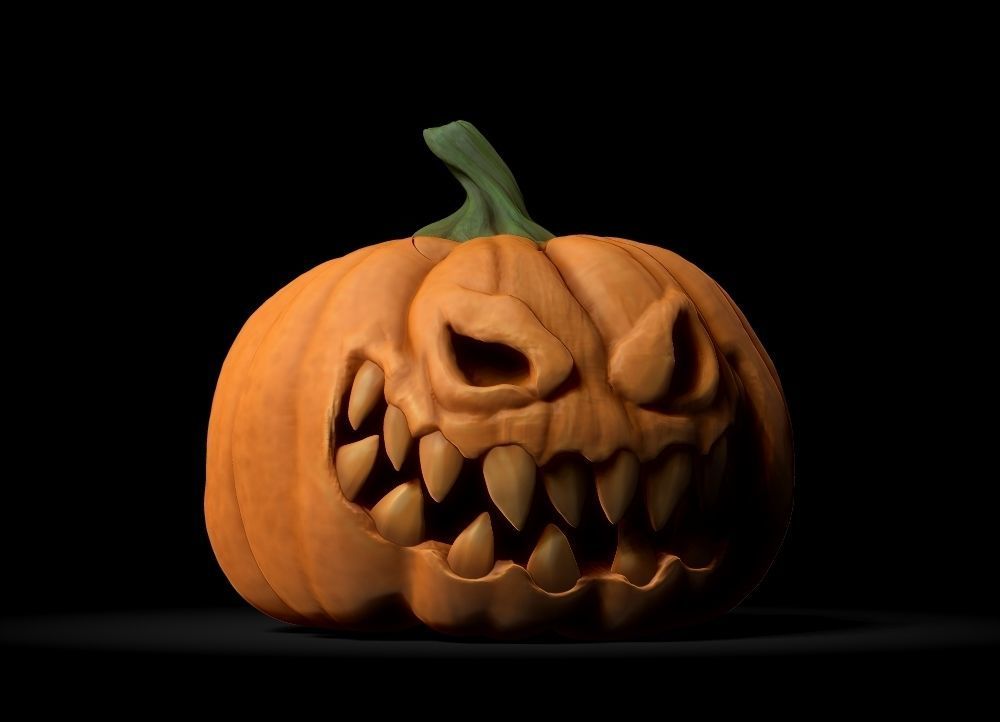 Jack-O-Lantern - Pumpkin 3D print model_2