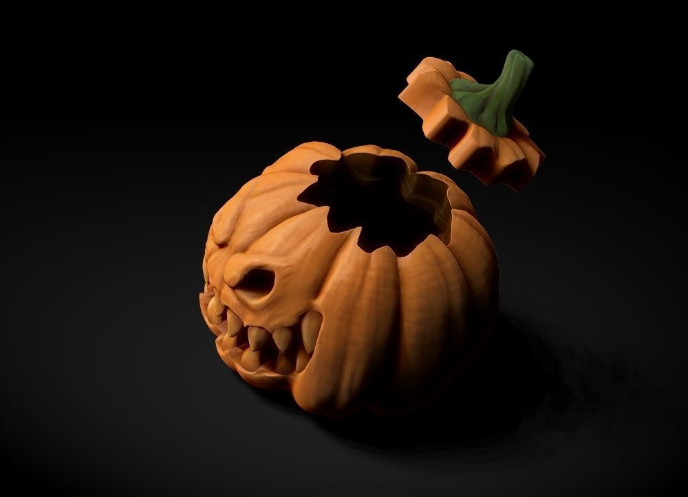 Jack-O-Lantern - Pumpkin 3D print model_9