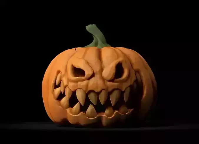 Jack-O-Lantern - Pumpkin 3D print model