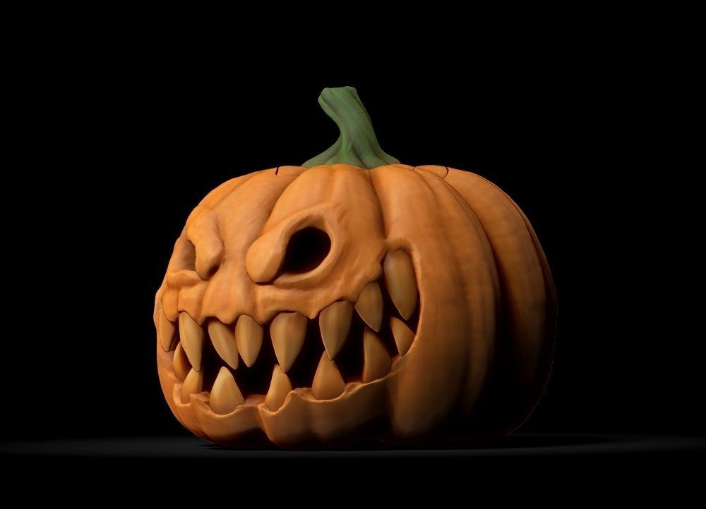 Jack-O-Lantern - Pumpkin 3D print model_7