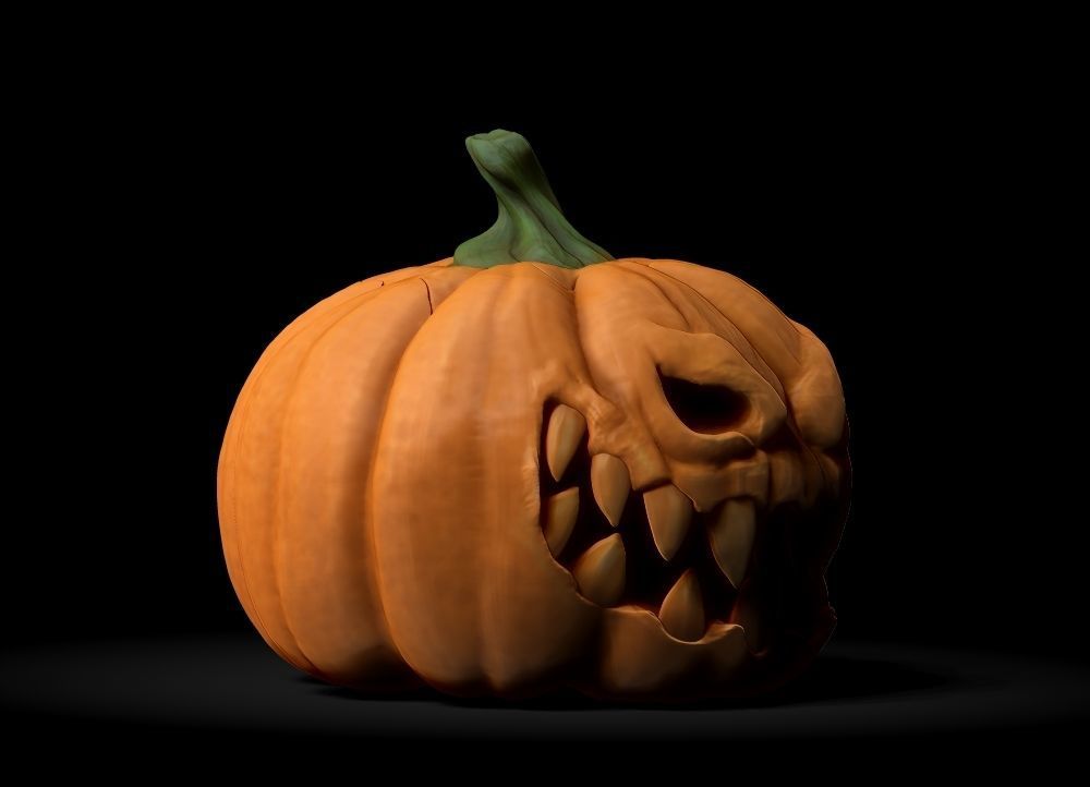 Jack-O-Lantern - Pumpkin 3D print model_3