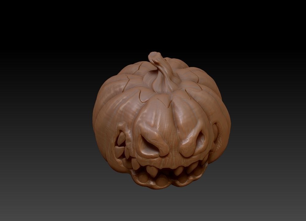 Jack-O-Lantern - Pumpkin 3D print model_10