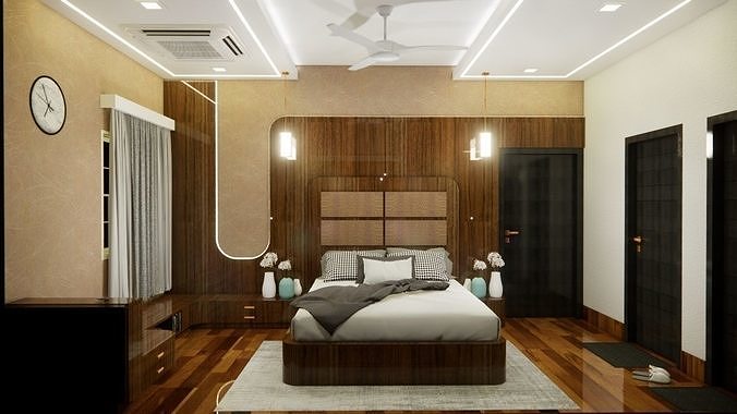 bedroom interior design  3D model