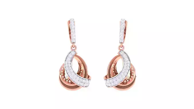 High Jewelry Earrings 3dm stl 3dm stl obj mtl 3mf details