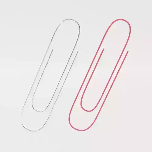 Paper Clip Model - Plastic and Metal